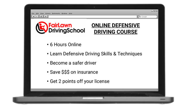 Fair Lawn Driving School - Online NJ Defensive Driving Course
